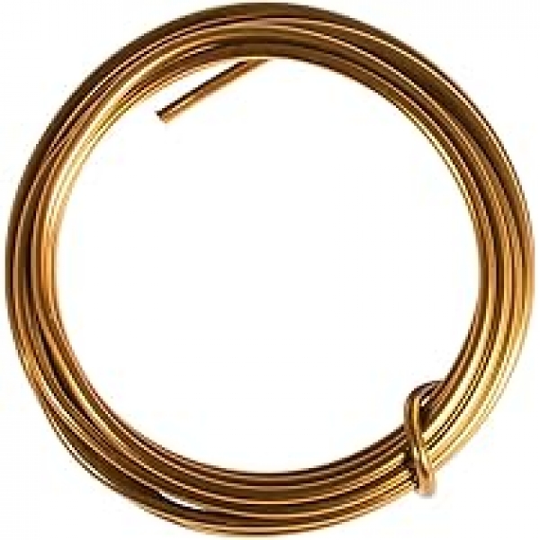 Messingdraht gold, 2.5mm, weich